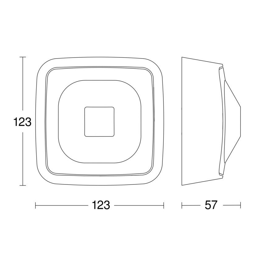 Steinel 064273 - Ανιχνευτής παρουσίας HF 360-2 DALI-2 APC IP54 λευκό