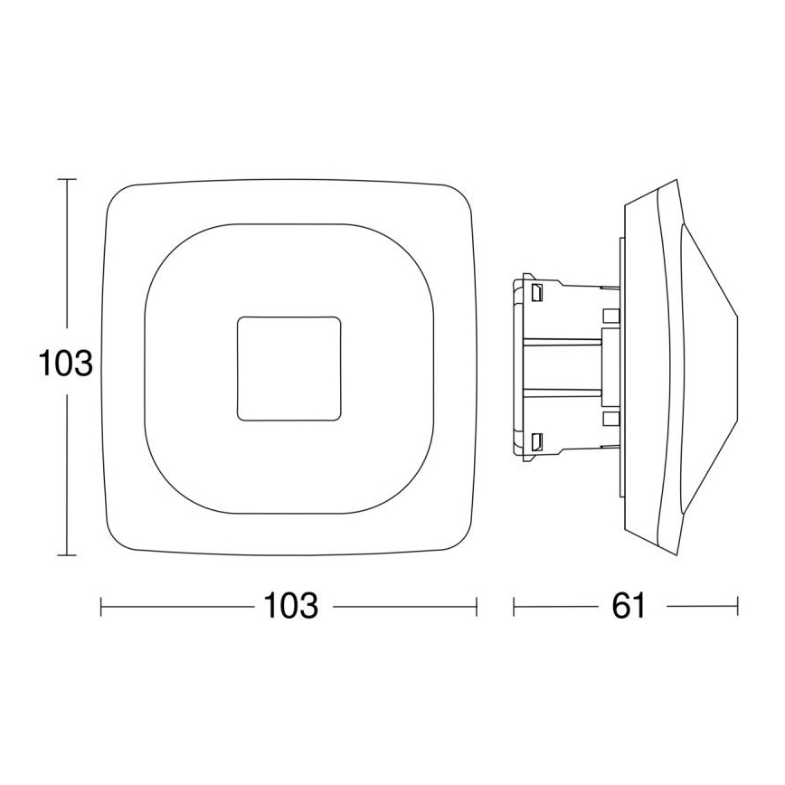 Steinel 064280 - Ανιχνευτής παρουσίας HF 360-2 DALI-2 λευκό