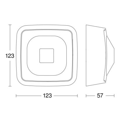 Steinel 064297 - Ανιχνευτής παρουσίας HF 360-2 DALI-2 λευκό