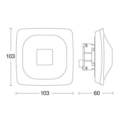 Steinel 064303 - Ανιχνευτής παρουσίας HF 360-2 KNX λευκό