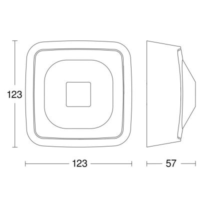 Steinel 064426 - Ανιχνευτής παρουσίας HF 360-2 BT IPD IP54 λευκό