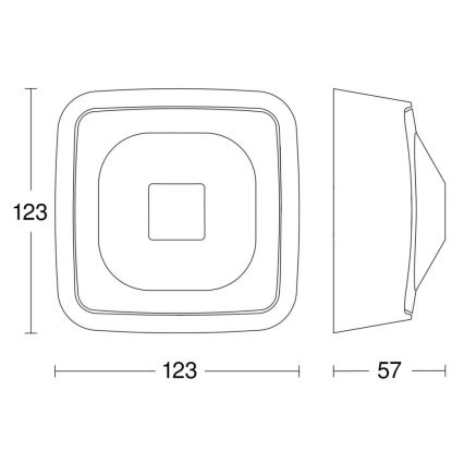 Steinel 064440 - Ανιχνευτής παρουσίας HF 360-2 COM1 IP54 λευκό