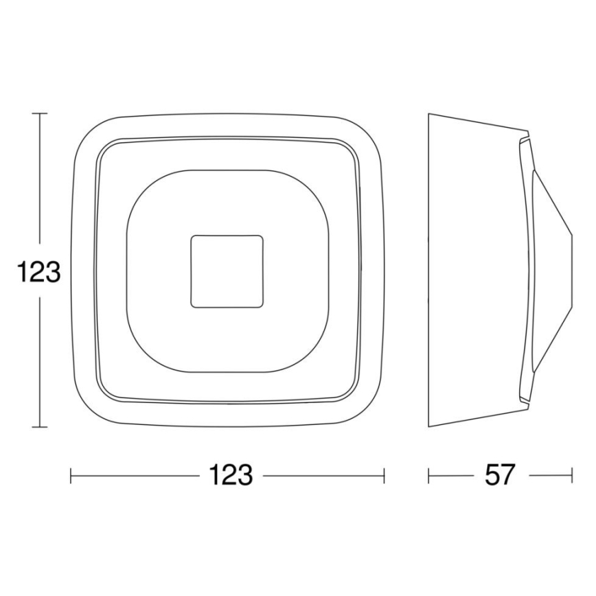 Steinel 064440 - Ανιχνευτής παρουσίας HF 360-2 COM1 IP54 λευκό