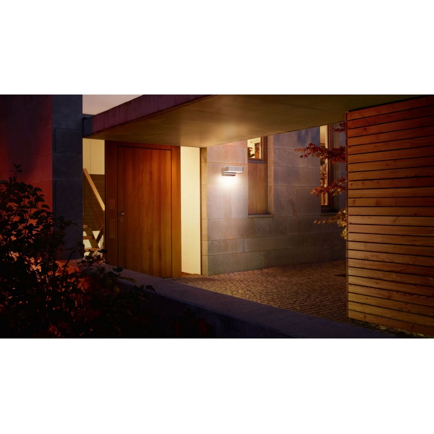 STEINEL 065690 - LED Φωτιστικό τοίχου εξωτερικού χώρου με αισθητήρα L800 LED/7,5W/230V IP44