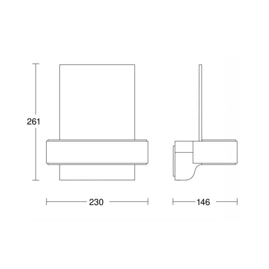 STEINEL 065713 - Αριθμός σπιτιού LED με αισθητήρα L820 LED / 12,5W / 230V IP44
