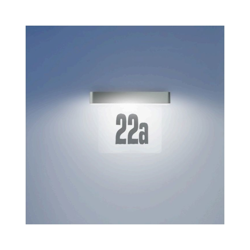 Steinel 065935 - LED Ηλιακό αριθμητικό πινακίδα XSolar SOL-O HN LED/0,07W 2000 mAh IP44 ανθρακί