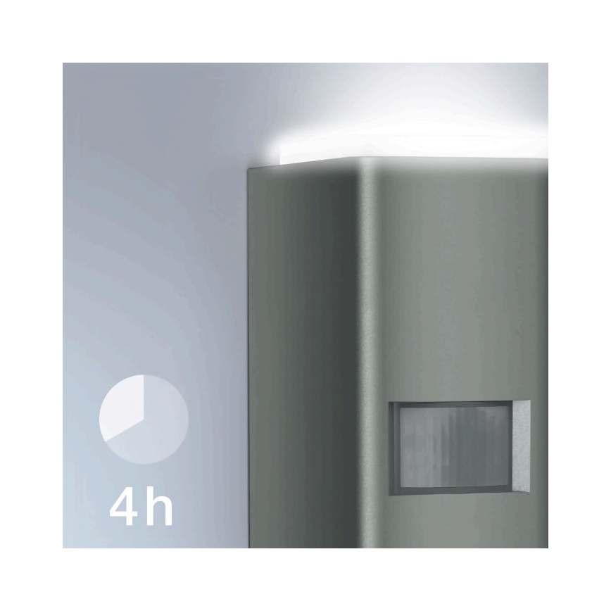 Steinel 067199 - Εξωτερικό φωτιστικό τοίχου LED με αισθητήρα L 930 S LED/9,3W/230V IP44 ανθρακί