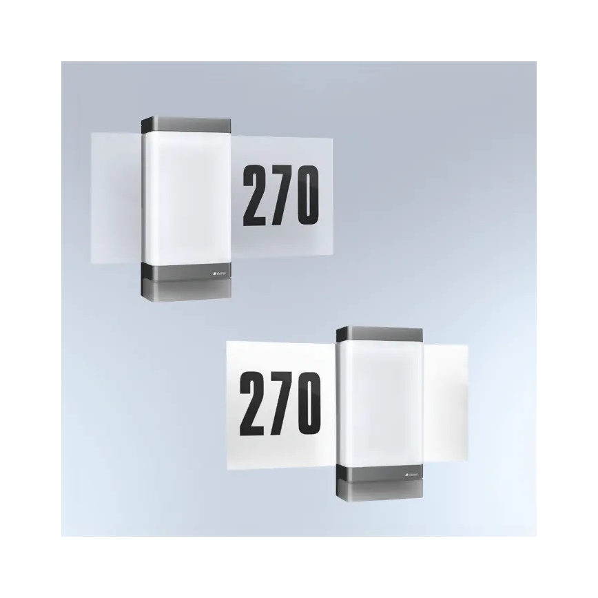 Steinel 067205 - Αριθμός οικίας LED με αισθητήρα L270SC LED/7,8W/230V IP44