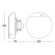 Steinel 067304 - Χωνευτός αισθητήρας κίνησης HPD3 IP λευκό