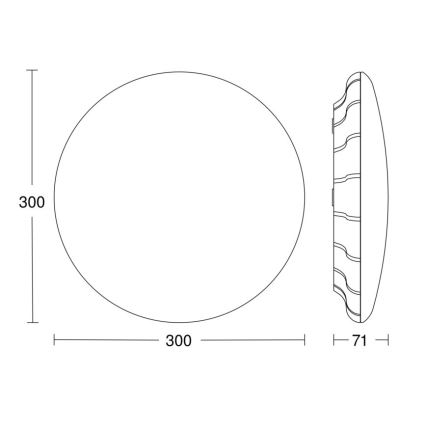 Steinel 067540 - LED Dimmable φωτιστικό οροφής με αισθητήρα RS PRO S20 SC 15,7W/230V 4000K