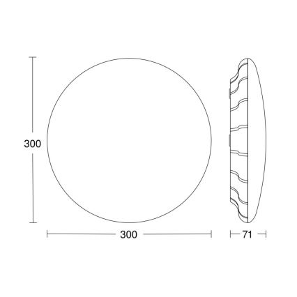 Steinel 067564 - LED Dimmable φωτιστικό οροφής με αισθητήρα RS PRO S20 SC LED/15,7W/230V 3000K