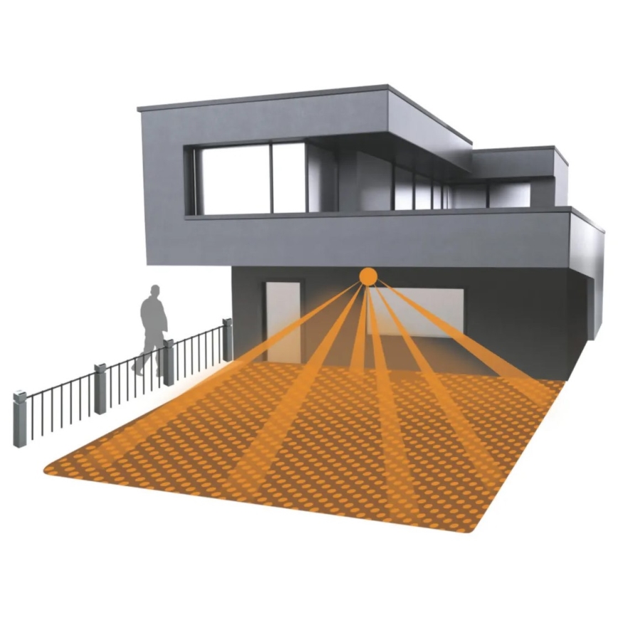 Steinel 068202 - Φωτιστικό οροφής μπάνιου LED με αισθητήρα DL Vario Quattro PRO S LED/14W/230V 3000K IP54