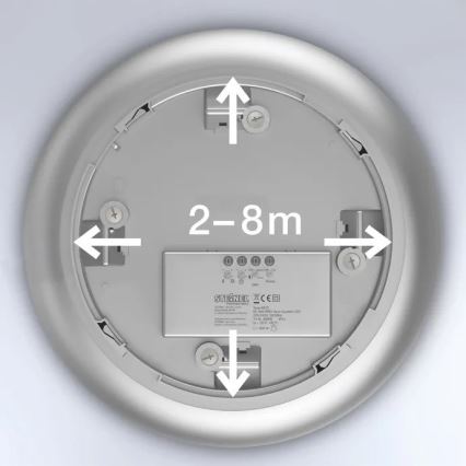 Steinel 068202 - Φωτιστικό οροφής μπάνιου LED με αισθητήρα DL Vario Quattro PRO S LED/14W/230V 3000K IP54