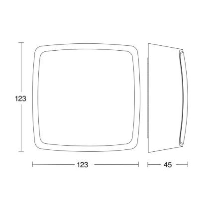 Steinel 068288 - Ανιχνευτής παρουσίας TRUE PRESENCE COM2G IP54 μαύρο