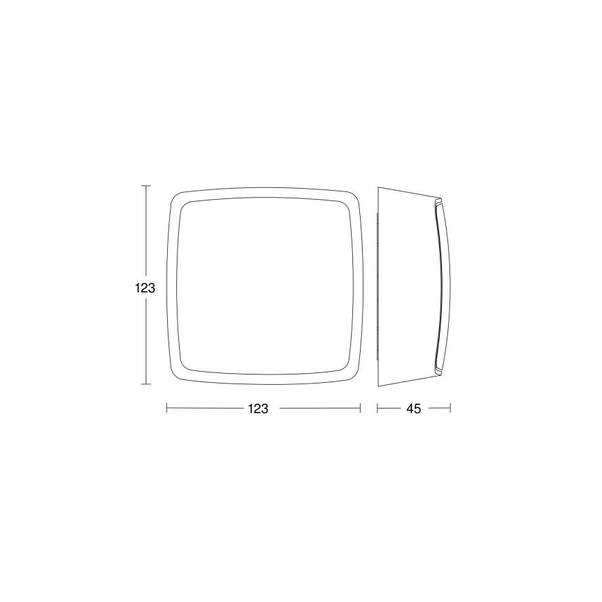 Steinel 068288 - Ανιχνευτής παρουσίας TRUE PRESENCE COM2G IP54 μαύρο