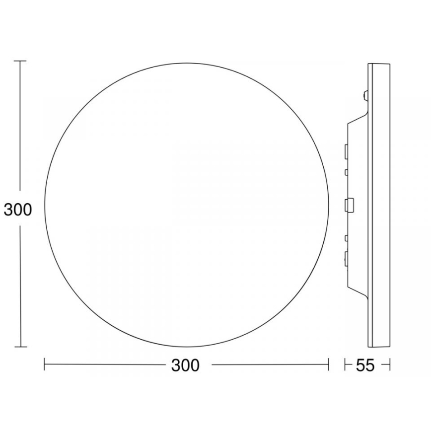Steinel 068424 - ΣΕΤ 5x LED Dimmable φωτιστικό οροφής με αισθητήρα RS PRO R10 BASIC SC LED/8,5W/230V 4000K IP40