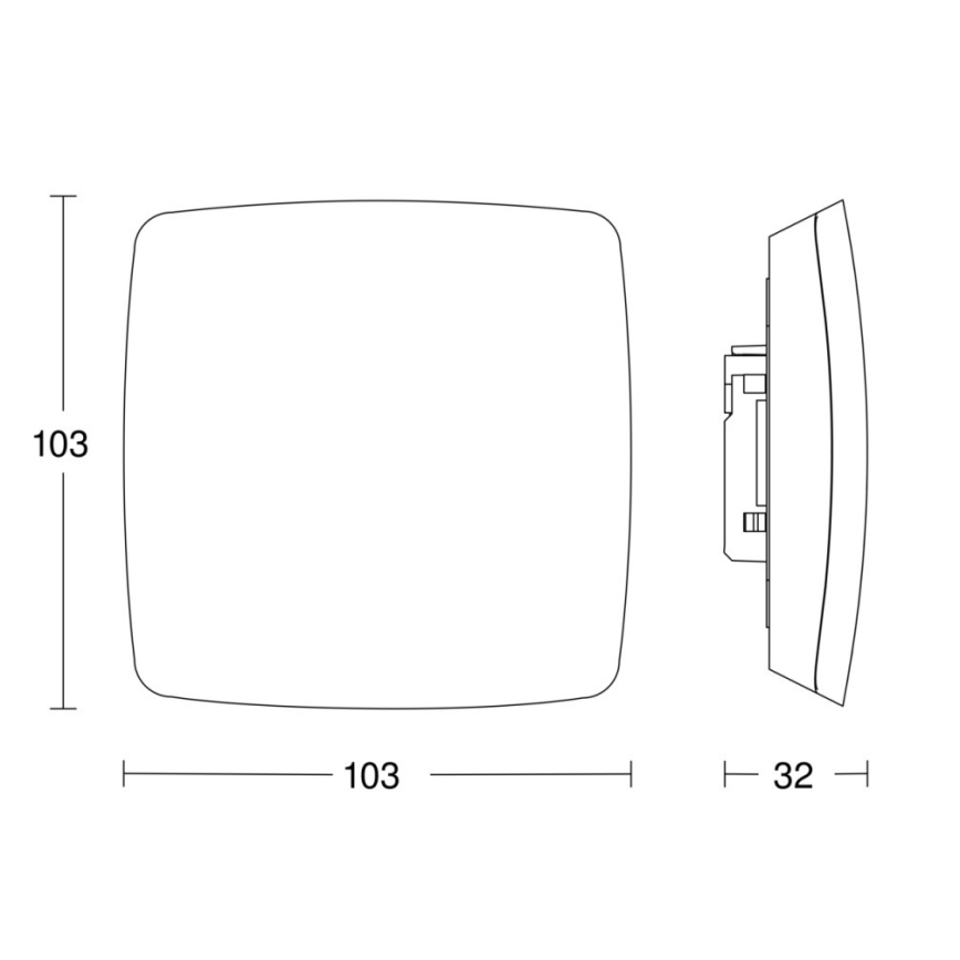 Steinel 068516 - Ανιχνευτής παρουσίας TRUE PRESENCE KNX μαύρο