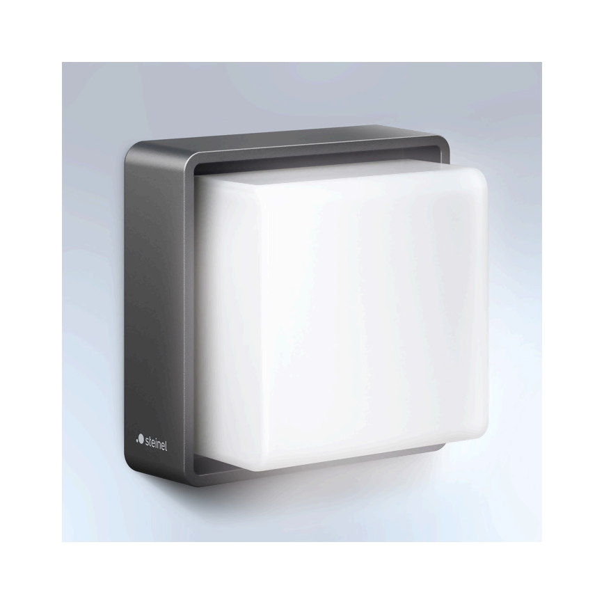 Steinel 078645- LED Φωτιστικό τοίχου εξωτερικού χώρου με αισθητήρα L 845 SC 9W/230V 3000K IP44 ανθρακί