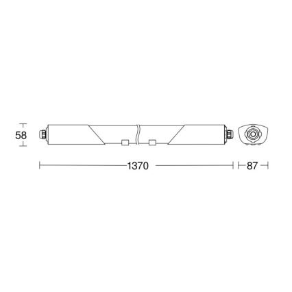 Steinel 079178 - LED Φωτιστικό Heavy-duty  με αισθητήρα RS PRO CONNECT 5100 SL LED/30W/230V IP66