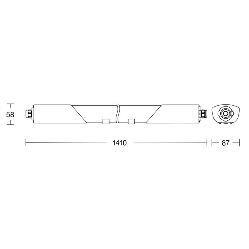 Steinel 079185 -LED Φωτιστικό βιομηχανικού τύπου με αισθητήρα RS PRO 5100 SC LED/31W/230V IP66