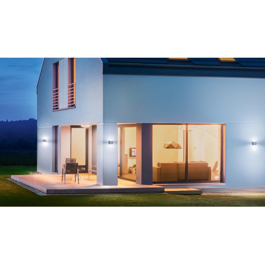 Steinel 079260 - LED Φωτιστικό τοίχου εξωτερικού χώρου L835 C LED/9,1W/230V IP44 ανθρακί