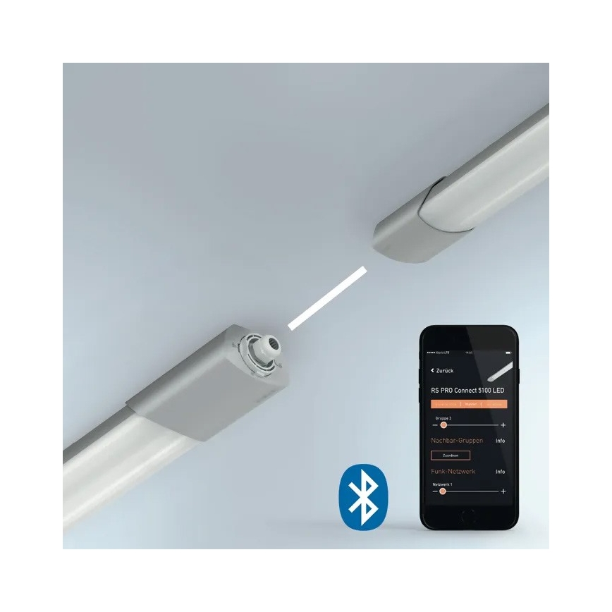 Steinel 079338 -  Φωτιστικό LED Heavy-duty με αισθητήρα RS PRO 5150 SC 5C LED/42W/230V IP66