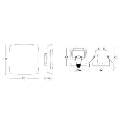 Steinel 079451 - Ανιχνευτής παρουσίας TRUE PRESENCE KNX λευκό