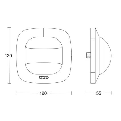 Steinel 079499 - Ανιχνευτής παρουσίας Dual HF DALI-2 APC λευκό