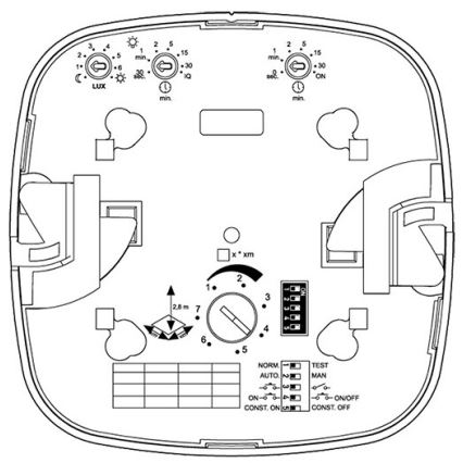 Steinel 079529 - Ανιχνευτής παρουσίας HF 360 DALI-2 APC λευκό