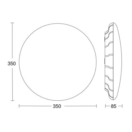 Steinel 079710 - ΣΕΤ 5x LED φωτιστικά οροφής με αισθητήρα RS PRO S30 SC LED/25,7W/230V 4000K