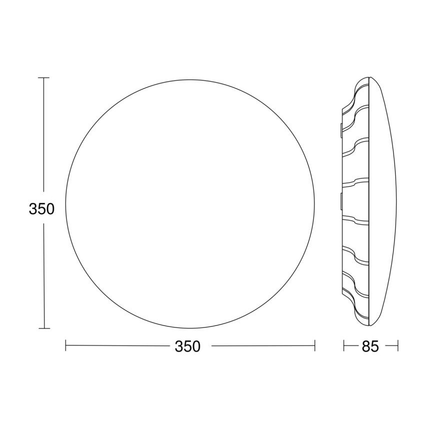 Steinel 079727 - ΣΕΤ 5x LED Φωτιστικά οροφής με αισθητήρα RS PRO S30 SC LED/25,7W/230V 3000K