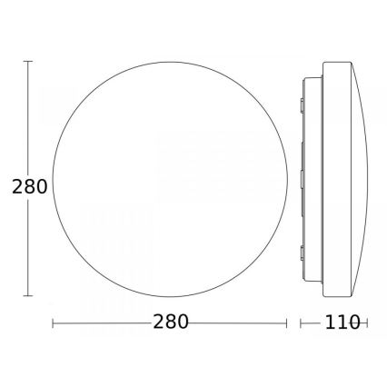 Steinel 079734 - Φωτιστικό οροφής LED με αισθητήρα RS 20 S LED/9,4W/230V 3000K IP44