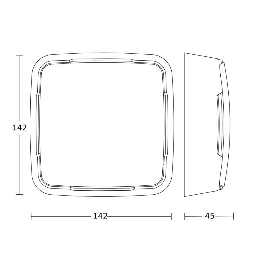 Steinel 081850 - Multisensor True Presence V2 IP AP WS λευκό
