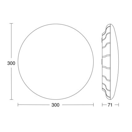 Steinel 081942 - ΣΕΤ 5x LED φωτιστικά οροφής με αισθητήρα RS PRO S20 SC LED/15,7W/230V 4000K