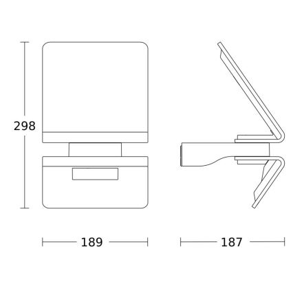 Steinel 081973 - Ηλιακός προβολέας LED με αισθητήρα XSolar LS ONE LED/1,2W/3,3V IP44