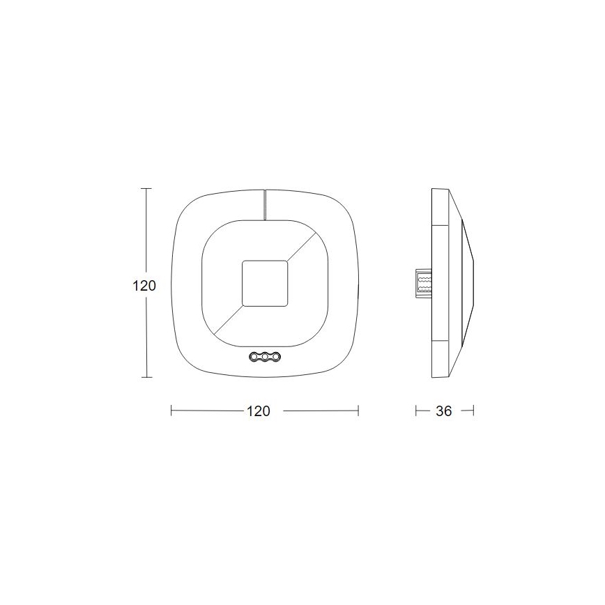 Steinel 082277 - Ανιχνευτής παρουσίας HF 360-2 DALI-2 APC μαύρο