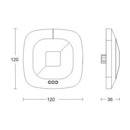 Steinel 082277 - Ανιχνευτής παρουσίας HF 360-2 DALI-2 APC λευκό