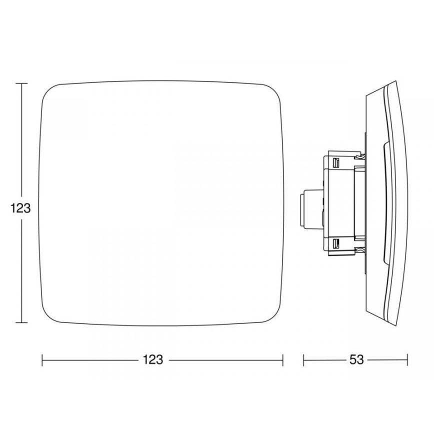 Steinel 084127 - Multisensor True Presence χωνευτό V2 BT-IPD UP WS λευκό