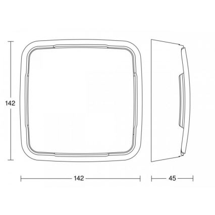 Steinel 084257 - Smart multisensor AIR V2 BT IPD AP WS λευκό