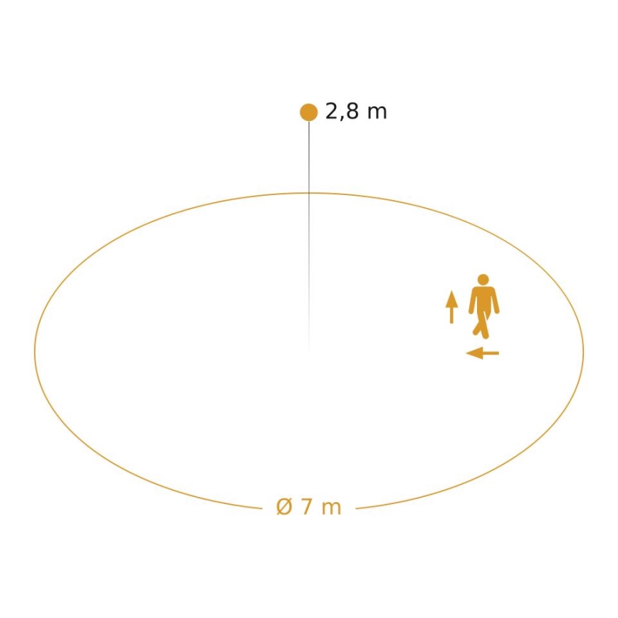Steinel 084998 - Ρυθμιζόμενο εξωτερικό φωτιστικό οροφής LED με αισθητήρα RS PRO DL 150 SC LED/10,8W/230V 3000/4000/5700K IP54