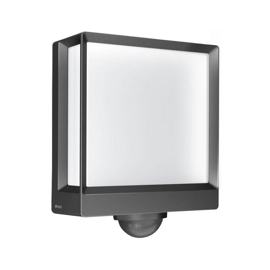 Steinel 085247 - LED Dimming Επιτοίχιο φωτιστικό εξωτερικού χώρου με αισθητήρα L40SC LED/12,9W/230V