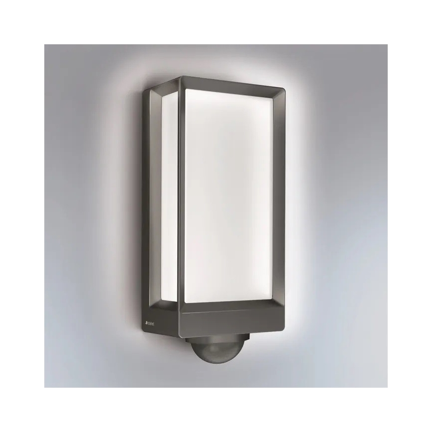 Steinel 085261 - LED Dimming Επιτοίχιο φωτιστικό εξωτερικού χώρου με αισθητήρα L42SC LED/13W/230V IP54