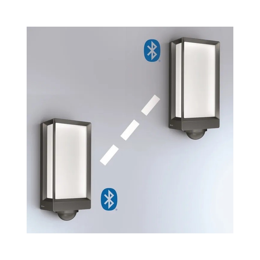 Steinel 085261 - LED Dimming Επιτοίχιο φωτιστικό εξωτερικού χώρου με αισθητήρα L42SC LED/13W/230V IP54