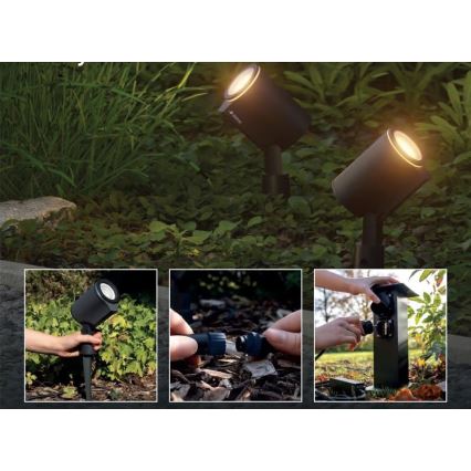 Steinel 089344 - LED RGBW Εξωτερικό φωτιστικό με αισθητήρα LED/7,9W/24V IP65