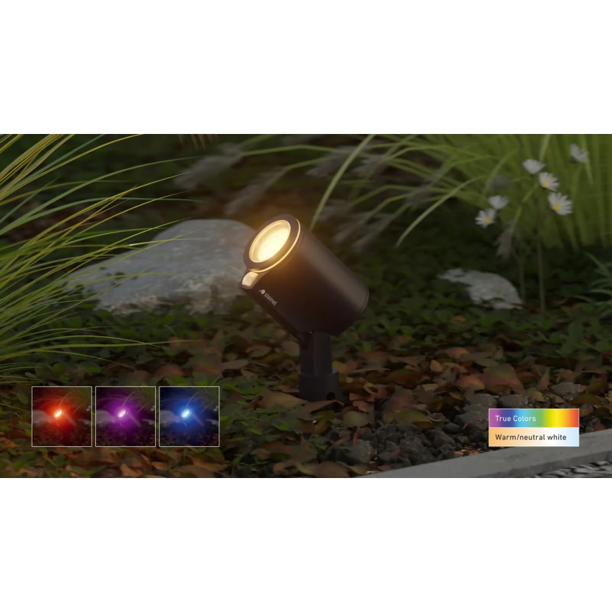 Steinel 089344 - LED RGBW Εξωτερικό φωτιστικό με αισθητήρα LED/7,9W/24V IP65