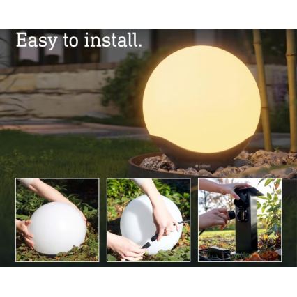 Steinel 089375 - LED RGBW Εξωτερικό φωτιστικό με αισθητήρα LED/9,07W/24V 400 mm IP65