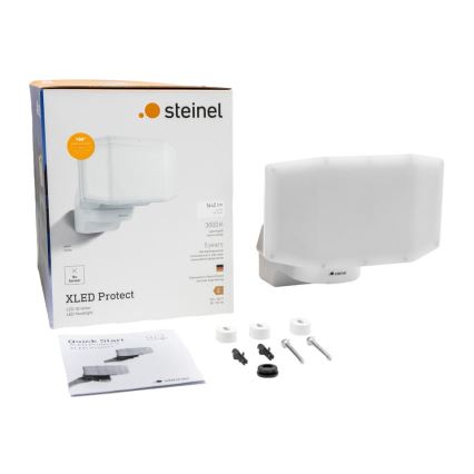 Steinel 090005 - LED Προβολέας XLED PROTECT LED/13,6W/230V 3000K IP54 λευκό