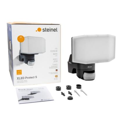 Steinel 090012 - Προβολέας LED με αισθητήρα XLED PROTECT LED/14,3W/230V 3000K IP54 ανθρακί