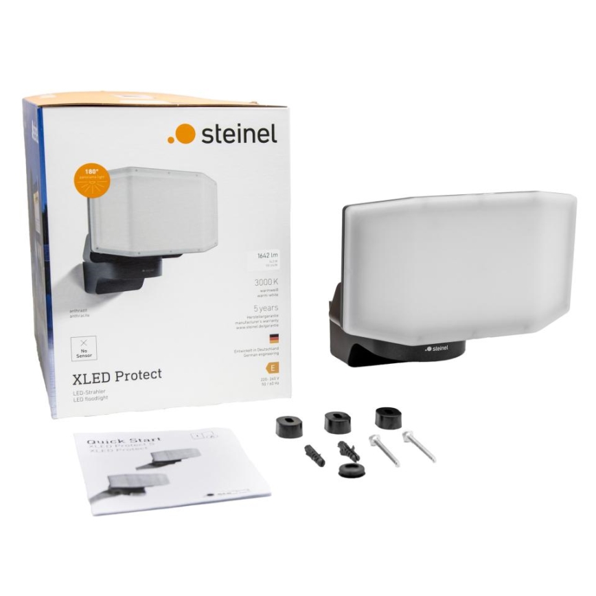 Steinel 090029 - LED Προβολέας XLED PROTECT LED/13,6W/230V 3000K IP54 ανθρακί