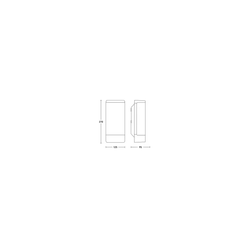 Steinel 094270 - Εξωτερικό επιτοίχιο φωτιστικό 1xE27/15W/230V L 14 IP44